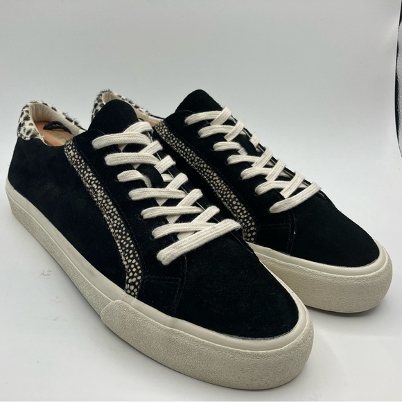 Madewell Low-Top Sneakers in Suede and Spot Calf Hair Women Size 10 Men Size 8.5 - Picture 5 of 11
